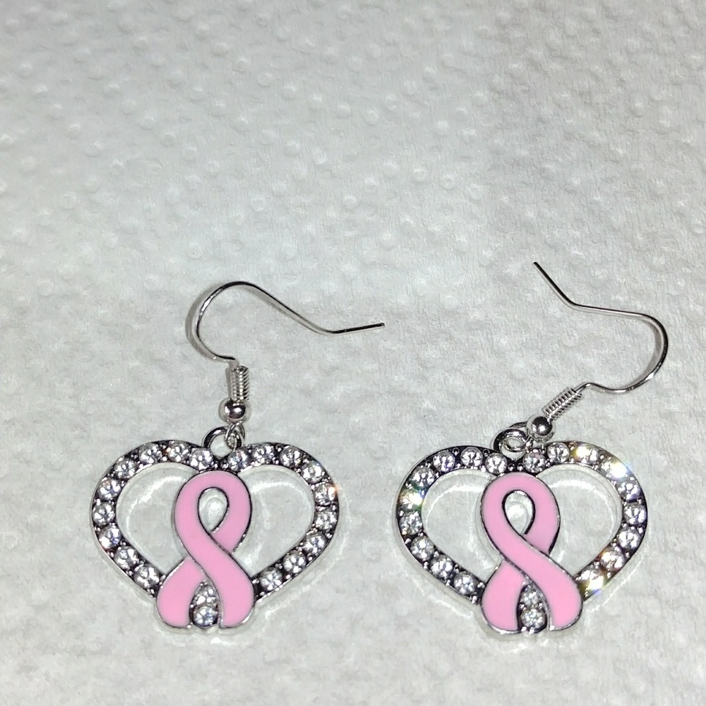 Breast Cancer Awareness earrings